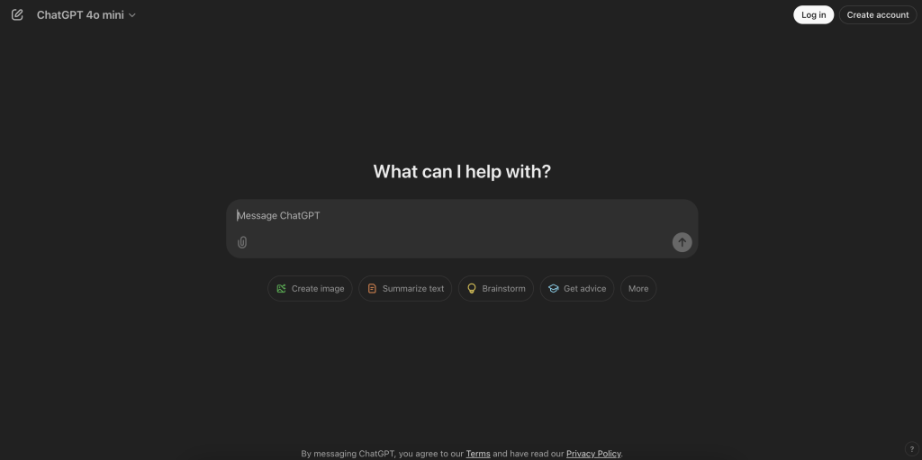 Chatgpt Homepage